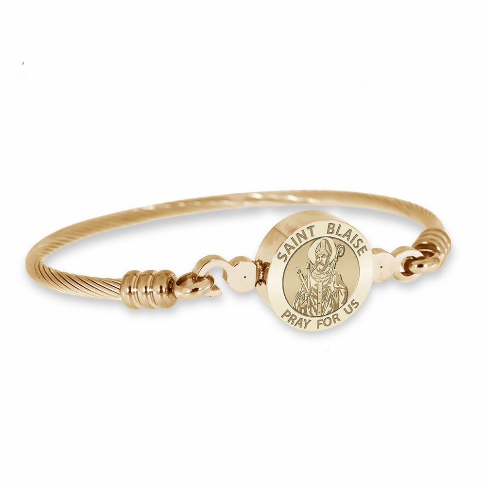 Saint Blaise Bangle Bracelet