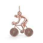 Racing Cyclist Charm