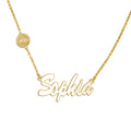 Saint Bernadette Custom Name Necklace