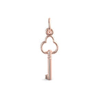 Antique Trefoil Key Accent Charm(Style 0441)