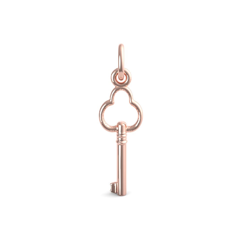 Antique Trefoil Key Accent Charm(Style 0441)