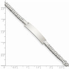 Custom Engraved Sterling Silver Children's Curb Link ID Bracelet