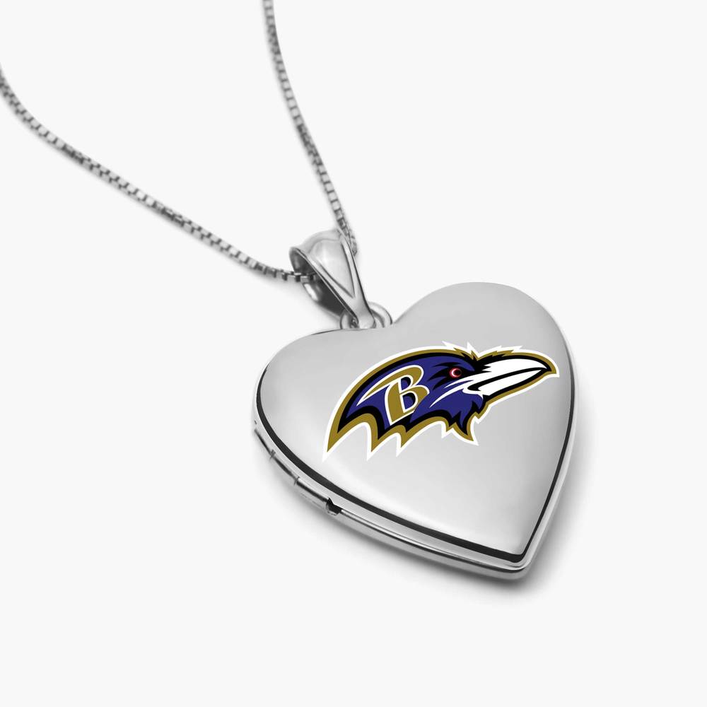 Officially Licensed Baltimore Ravens Heart Locket