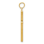 14k Polished Cross Pendant
