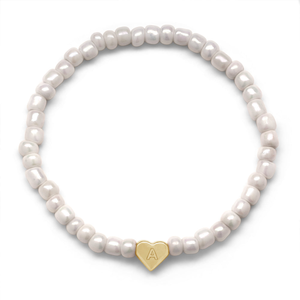 Colorful Heart Beaded Charm Bracelet