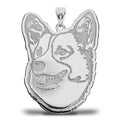 Pembroke Welsh Corgi Dog Portrait Charm or Pendant