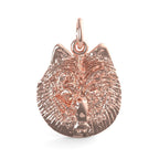 Wolf Head Charm