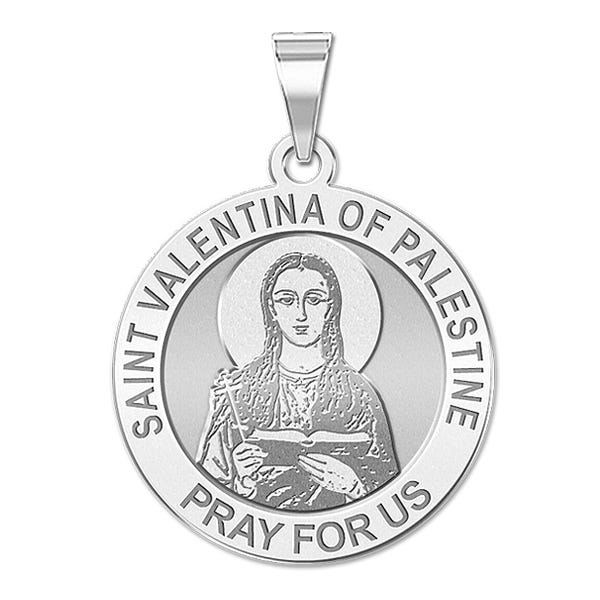 Saint Valentina Of Palestine Religious Medal
