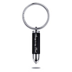 Bullet Shaped "Always in My Heart" Cremation and Ash Vessel Keychain