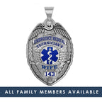 Personalized Emt Family Badge with Your Badge Number