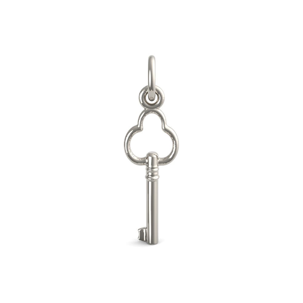 Antique Trefoil Key Accent Charm(Style 0441)