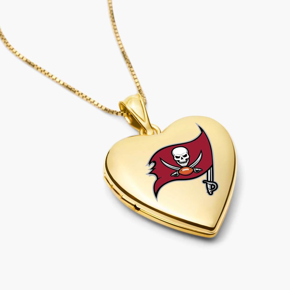 Officially Licensed Tampa Bay Buccaneers Heart Locket