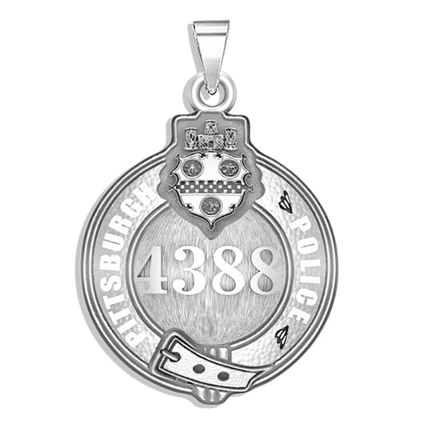 Personalized Pittsburgh Police Badge with Your Number