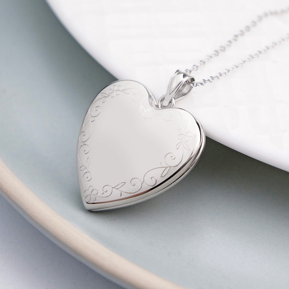 Floral Border Locket