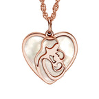 Mom & Baby Mother Of Pearl Pendant