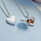 Floral Heart Border Design Locket