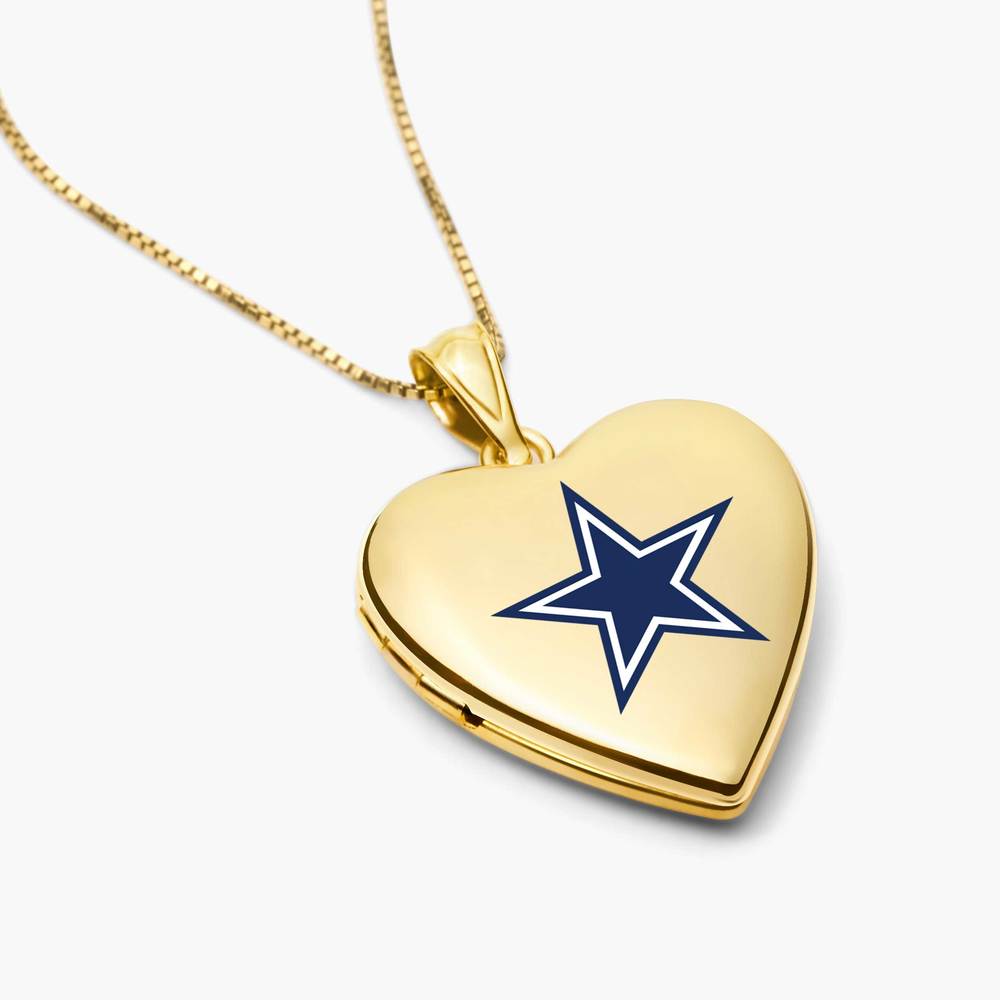 Officially Licensed Dallas Cowboys Heart Locket