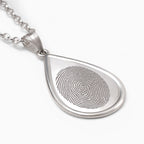3D Teardrop Shape with Fingerprint