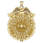 Personalized Lower Merion Township Police Badge with Your Number