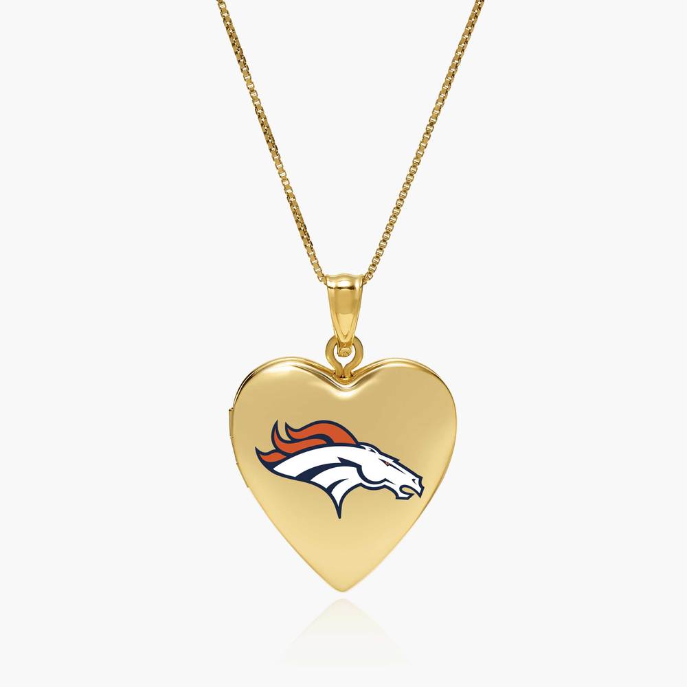 Officially Licensed Denver Broncos Heart Locket