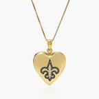 Officially Licensed New Orleans Saints Heart Locket
