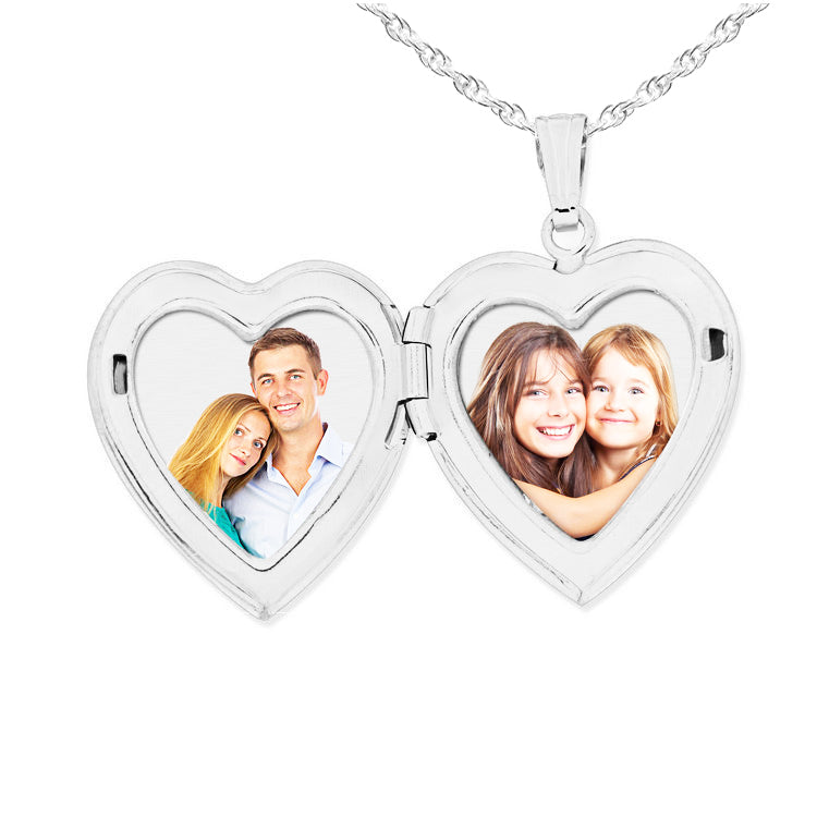 My Guardian Angel  Heart Photo Locket