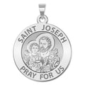 Saint Joseph Round Religious Medal