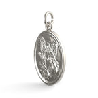 Guardian Angel Oval Disc Charm