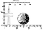 Sterling Silver Polished Cross Pendant