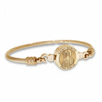Stainless Steel Saint Benito Bangle Bracelet