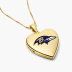 Officially Licensed Baltimore Ravens Heart Locket