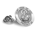 Saint Joan of Arc Religious Brooch/ Lapel Pin  "EXCLUSIVE"