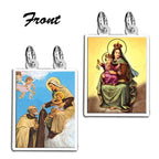 Double Sided Scapular Religious Medals Set