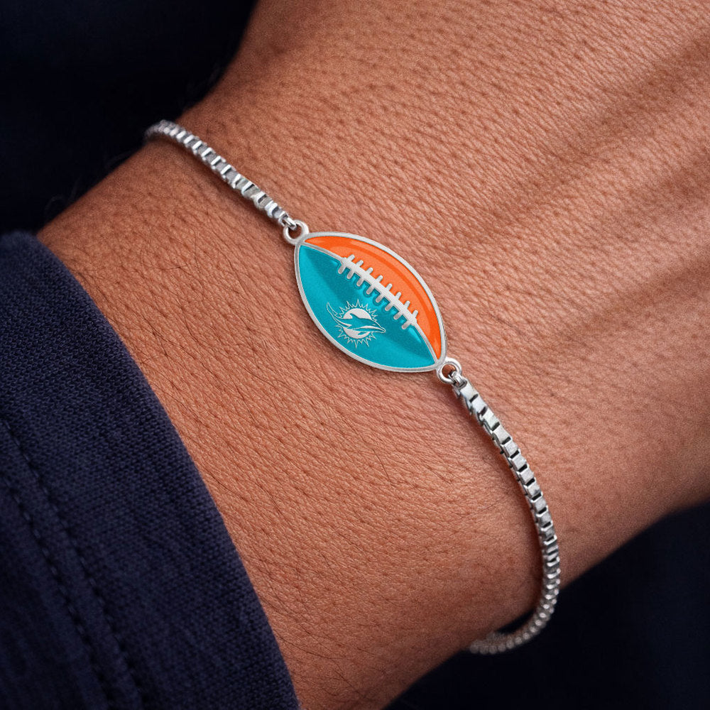 Officially Licensed Miami Dolphins Bracelet