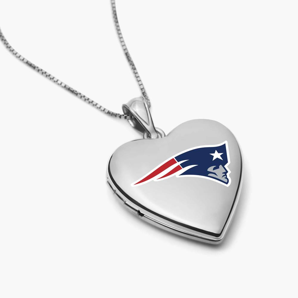 Officially Licensed New England Patriots Heart Locket