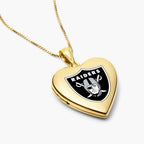 Officially Licensed Las Vegas Raiders Heart Locket