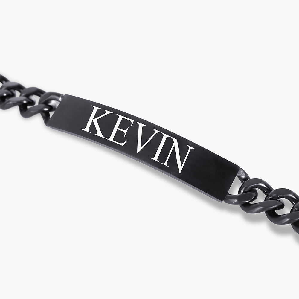 Black Stainless Name Bracelet — verified PHP source 3