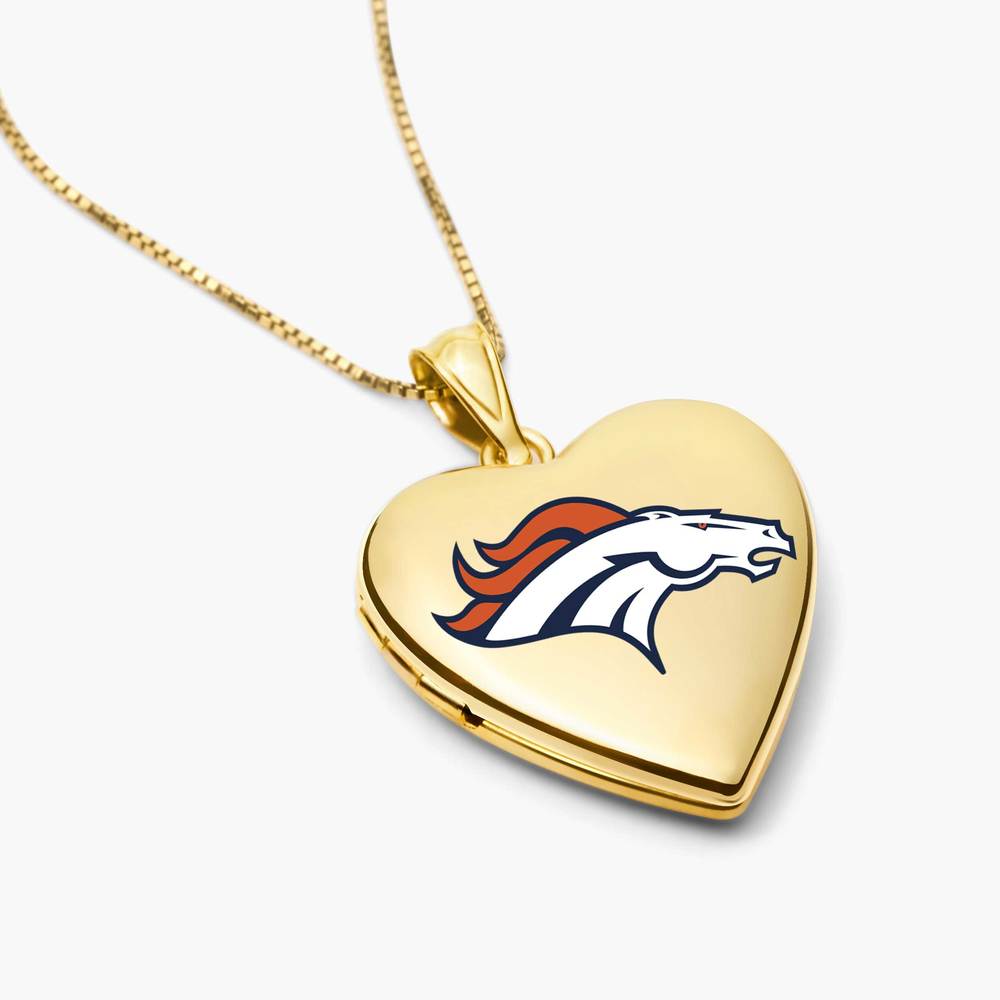 Officially Licensed Denver Broncos Heart Locket