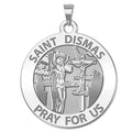 Saint Dismas Round Religious Medal
