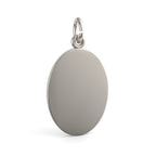 Guardian Angel Oval Disc Charm