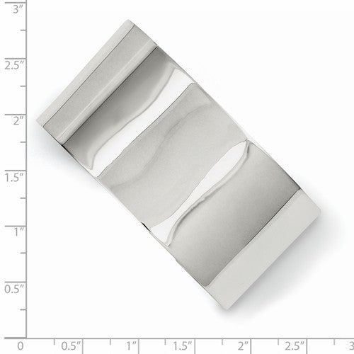 Custom Engraved Sterling Silver Women's Cuff Bangle ID Bracelet