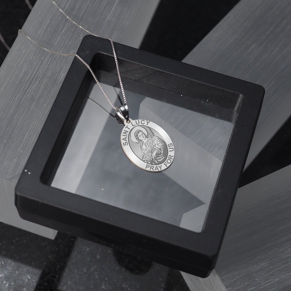 Saint Lucy Religious Medal  "EXCLUSIVE"