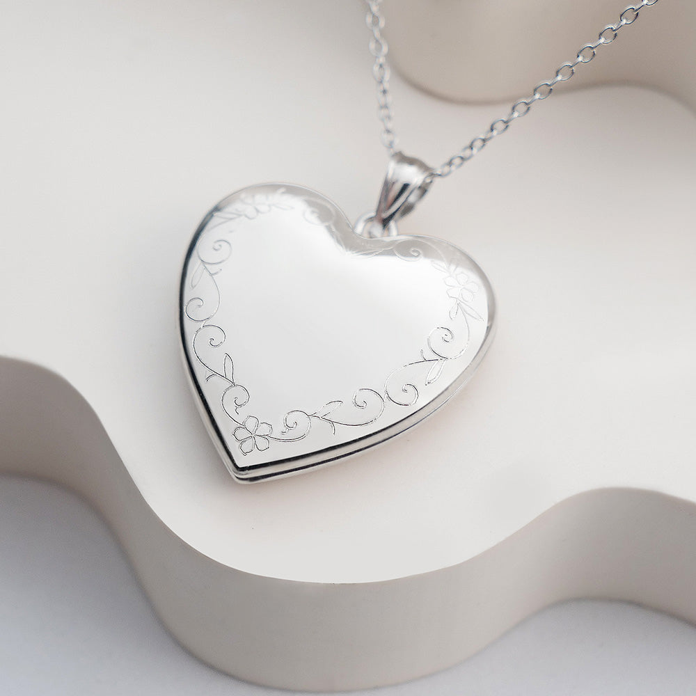 Floral Border Locket