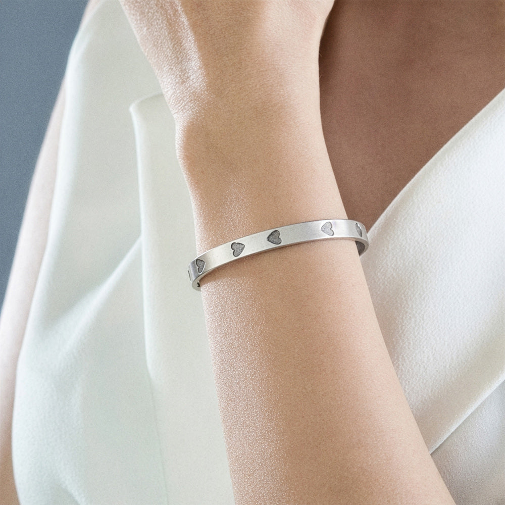 Valentine's Bangle Cuff Bracelet