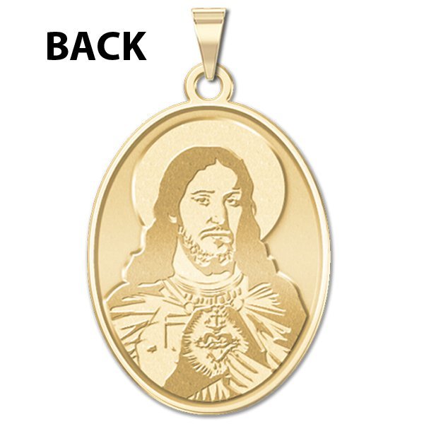 Scapular Religious Medal  OVAL "EXCLUSIVE"
