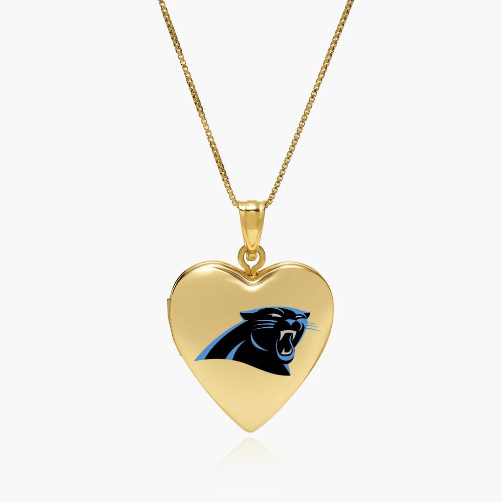 Officially Licensed Carolina Panthers Heart Locket