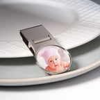 Stainless Steel Photo Engraved Money Clip