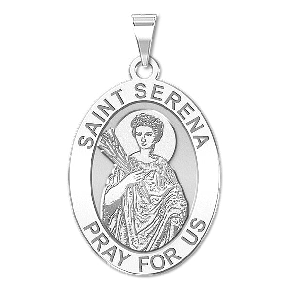 Saint Serena - Oval Religious Medal "EXCLUSIVE"