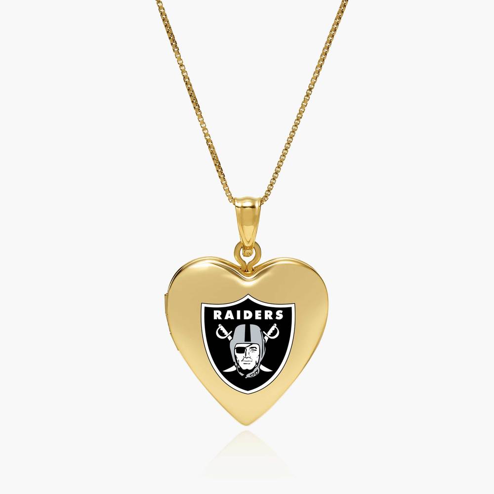Officially Licensed Las Vegas Raiders Heart Locket