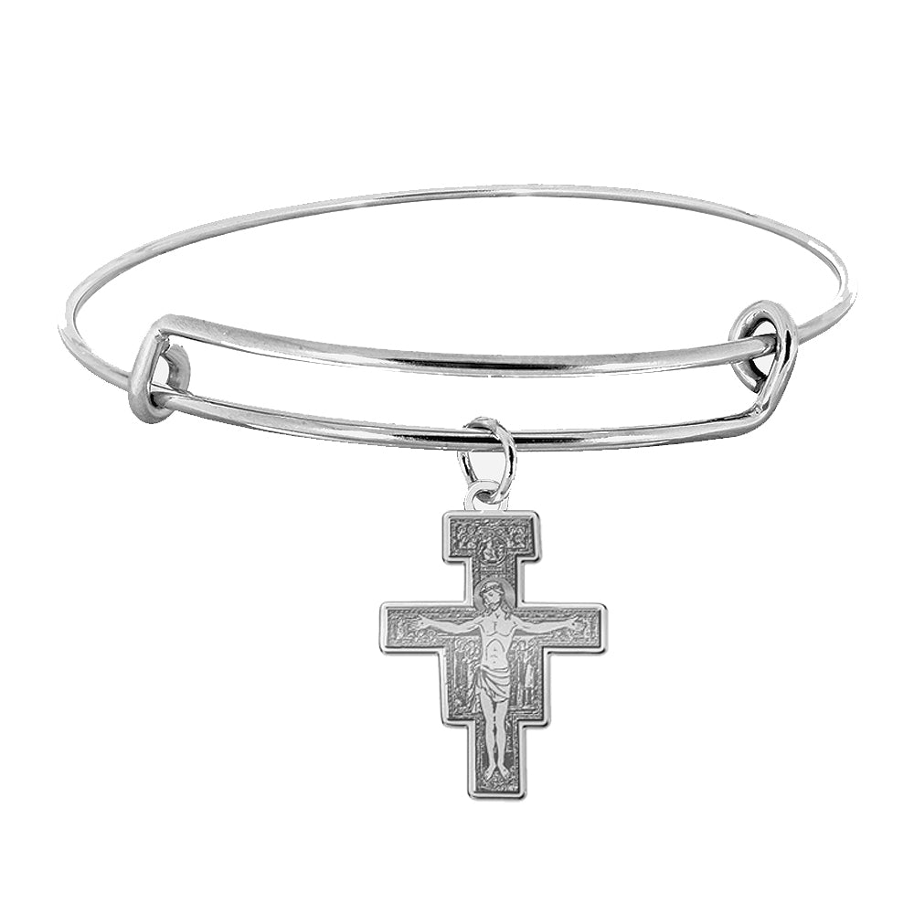 Expandable Bracelet W/ San Damiano Cross